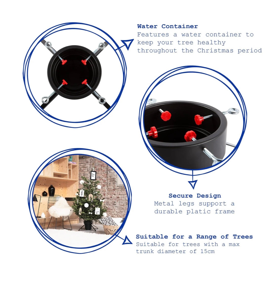 Christmas tree stand 6ft plus